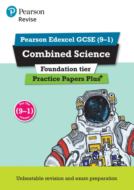 Book cover of: Pearson REVISE Edexcel GCSE Combined Science (Foundation) Practice Papers Plus - for 2026, 2027 exams. By: Stephen Hoare