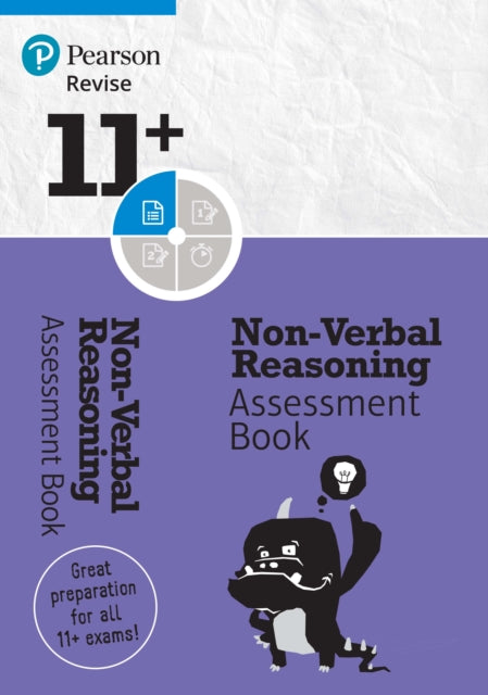 Book cover of: Pearson REVISE 11+ Non-Verbal Reasoning Assessment Book - for 2026, 2027 exams. By: Gareth Moore