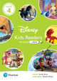 Book cover of: Level 4: Disney Kids Readers Workbook with eBook and Online Resources