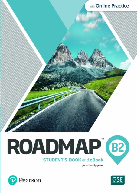 Book cover of: Roadmap B2 Student's Book & eBook with Online Practice. By: Pearson Pearson Education