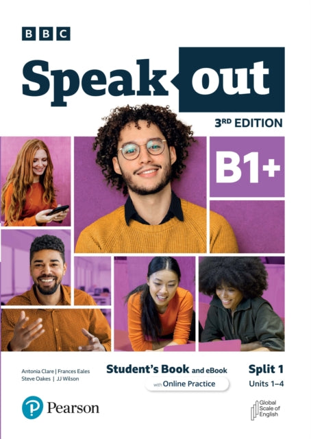 Book cover of: Speakout 3ed B1+ Student’s Book and eBook with Online Practice Split 1. By: Antonia Clare