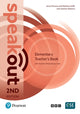 Book cover of: Speakout 2nd Edition Elementary Teacher's Book with Teacher's Portal Access Code. By: Jenny Parsons
