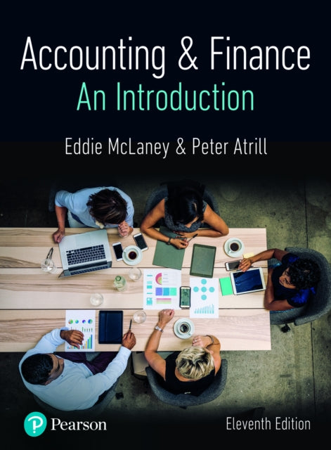 Book cover of: Accounting and Finance: An Introduction + MyLab Accounting (Package). By: Eddie McLaney