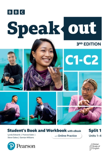Book cover of: Speakout 3ed C1–C2 Student's Book and Workbook with eBook and Online Practice Split 1. By: Pearson Pearson Education
