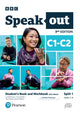 Book cover of: Speakout 3ed C1–C2 Student's Book and Workbook with eBook and Online Practice Split 1. By: Pearson Pearson Education