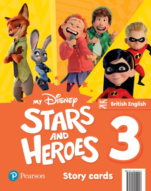 Book cover of: My Disney Stars and Heroes British Edition Level 3 Story Cards