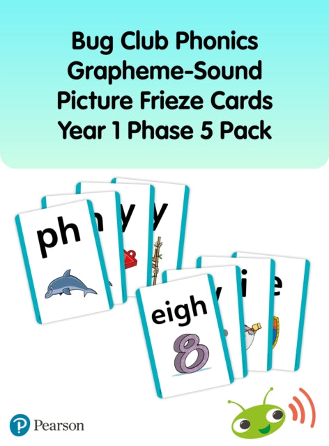 Book cover of: Bug Club Phonics Grapheme-Sound Picture Frieze Cards Year 1 Phase 5 Pack