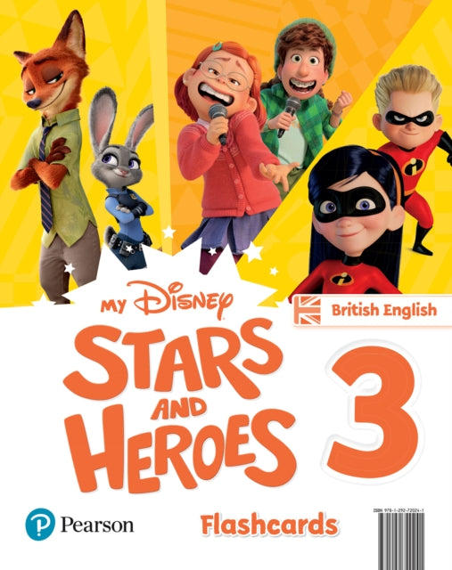 Book cover of: My Disney Stars and Heroes British Edition Level 3 Flashcards