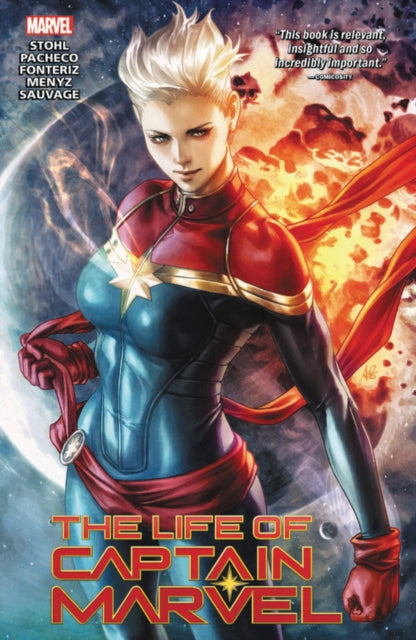 Book cover of: Life of Captain Marvel. By: Margaret Stohl