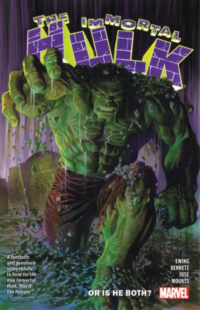 Book cover of: Immortal Hulk Vol. 1: Or is He Both?. By: Al Ewing