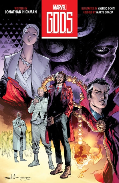 Book cover of: G.O.D.S.. By: Jonathan Hickman