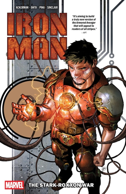 Book cover of: Iron Man Vol. 1: The Stark-Roxxon War