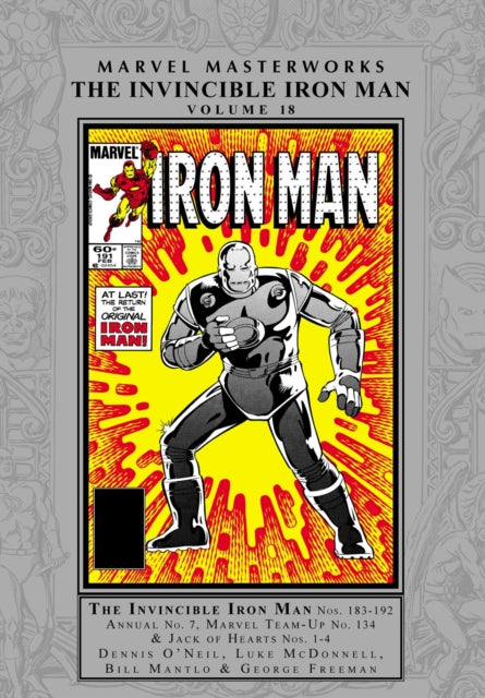 Book cover of: Marvel Masterworks: The Invincible Iron Man Vol. 18. By: Dennis O'Neil