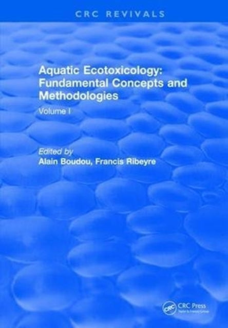 Book cover of: Aquatic Ecotoxicology. By: Alain Boudou