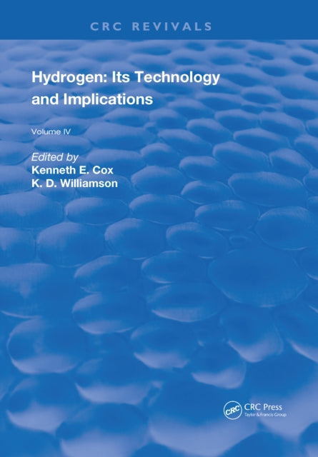 Book cover of: Hydrogen: Its Technology and Implication. By: Cox