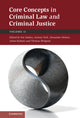 Book cover of: Core Concepts in Criminal Law and Criminal Justice: Volume 2. By: Kai Ambos