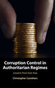 Book cover of: Corruption Control in Authoritarian Regimes. By: Christopher Carothers