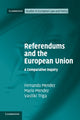 Book cover of: Referendums and the European Union. By: Fernando Mendez