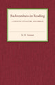 Book cover of: Backwardness in Reading. By: M. D. Vernon
