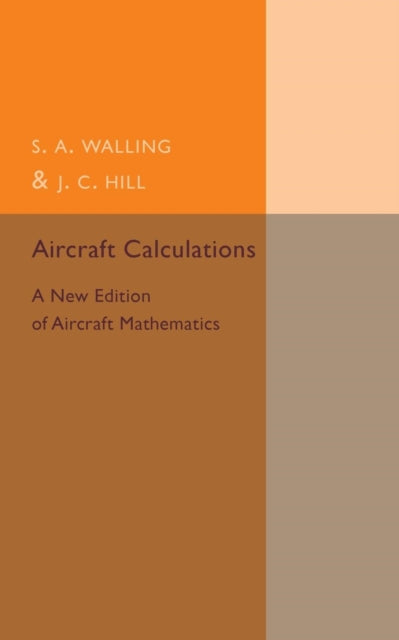 Book cover of: Aircraft Calculations. By: S. A. Walling