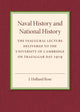 Book cover of: Naval History and National History. By: J. Holland Rose