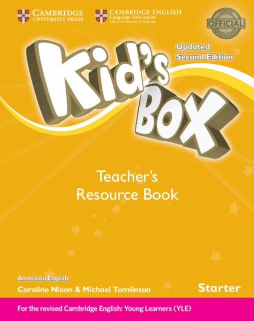 Book cover of: Kid's Box Starter Teacher's Resource Book with Online Audio American English. By: Kathryn Escribano