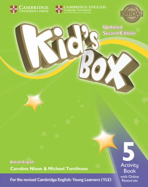 Book cover of: Kid's Box Level 5 Activity Book with Online Resources British English. By: Caroline Nixon