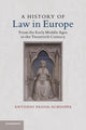 Book cover of: History of Law in Europe. By: Antonio Padoa-Schioppa