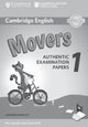 Book cover of: Cambridge English Movers 1 for Revised Exam from 2018 Answer Booklet