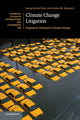 Book cover of: Climate Change Litigation. By: Jacqueline Peel