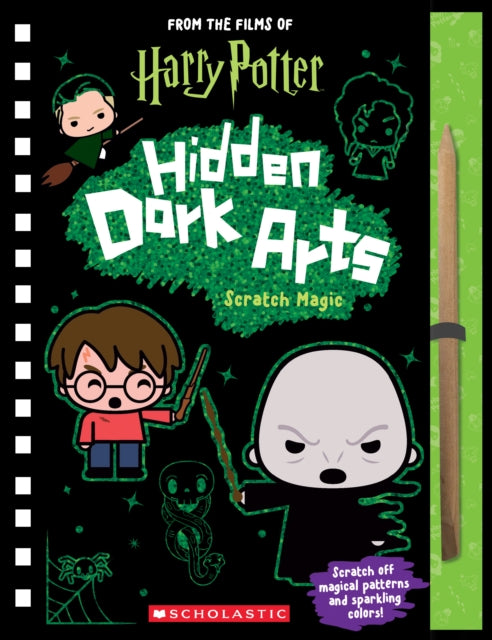 Book cover of: Hidden Dark Arts - Scratch Magic. By: Jenna Ballard