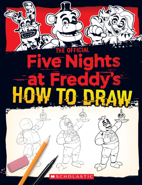 Five Nights at Freddy's How to Draw 9781338804720 Scott Cawthon