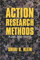 Book cover of: Action Research Methods. By: S. Klein
