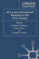 Book cover of: Africa and International Relations in the 21st Century. By: S. Cornelissen