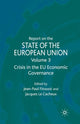 Book cover of: Report on the State of the European Union. By: J. Fitoussi