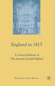 Book cover of: England in 1815. By: Joseph Ballard
