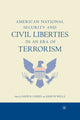 Book cover of: American National Security and Civil Liberties in an Era of Terrorism. By: D. Cohen