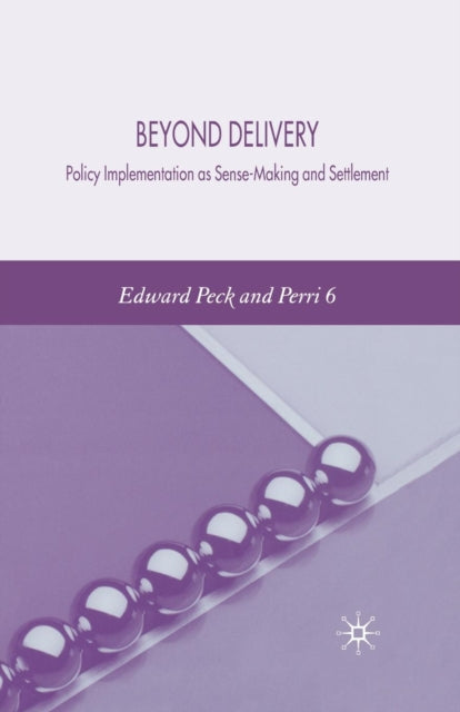 Book cover of: Beyond Delivery. By: E. Peck