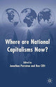 Book cover of: Where are National Capitalisms Now?. By: J. Perraton