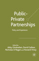 Book cover of: Private-Public Partnerships. By: A. Ghobadian