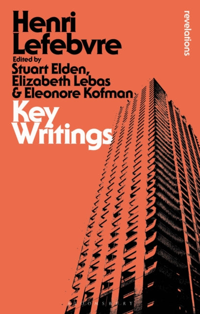 Key Writings 9781350041677 Henri Lefebvre