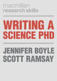 Book cover of: Writing a Science PhD. By: Jennifer Boyle