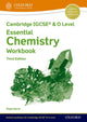 Book cover of: Cambridge IGCSE® & O Level Essential Chemistry: Workbook Third Edition. By: Lawrie Ryan