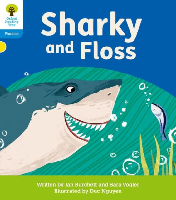 Book cover of: Oxford Reading Tree: Floppy's Phonics Decoding Practice: Oxford Level 3: Sharky and Floss. By: Jan Burchett