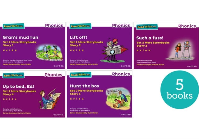 Book cover of: Read Write Inc. Phonics: Purple Set 2 More Storybooks (Mixed Pack of 5)