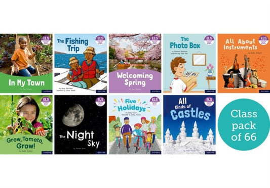 Book cover of: Essential Letters and Sounds: Essential Phonic Readers: Oxford Reading Level 6: Class Pack of 66. By: Oxford Editor