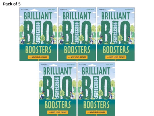 Book cover of: Read Write Inc. Fresh Start Readers: Book 16: Brilliant Bio Boosters & Next Level Escape - Pack of 5. By: Ruth Miskin