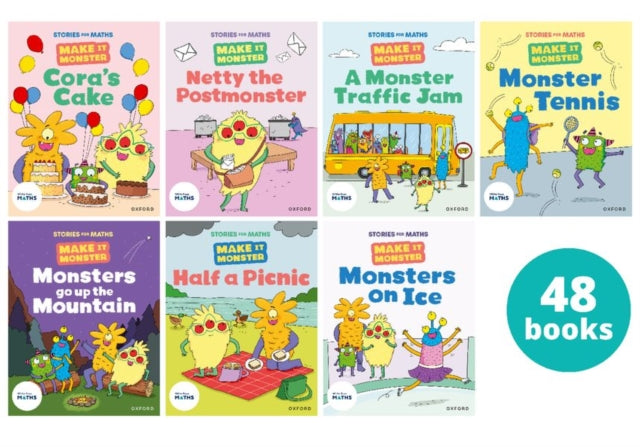 Book cover of: Stories for Maths: KS1: Make it Monsters (48 book pack). By: Timothy Knapman