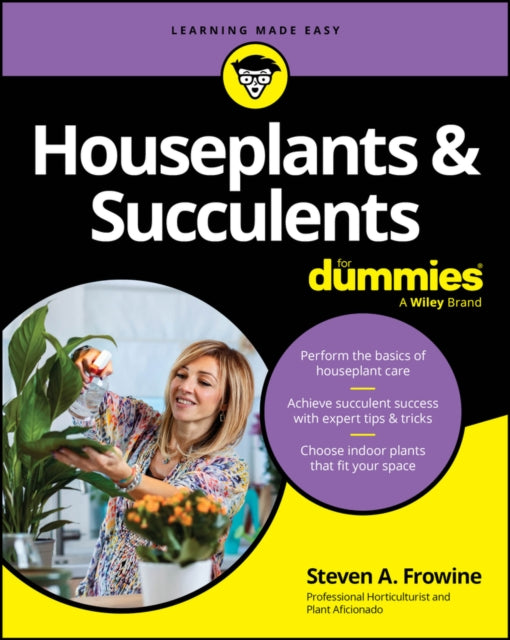 Book cover of: Houseplants & Succulents For Dummies. By: Steven A. Frowine