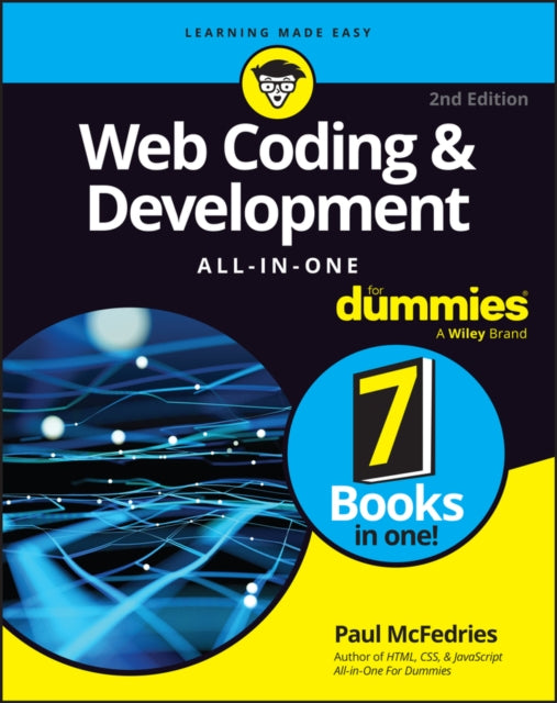 Book cover of: Web Coding & Development All-in-One For Dummies. By: Paul McFedries